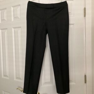 JCrew black summer weight wool trousers